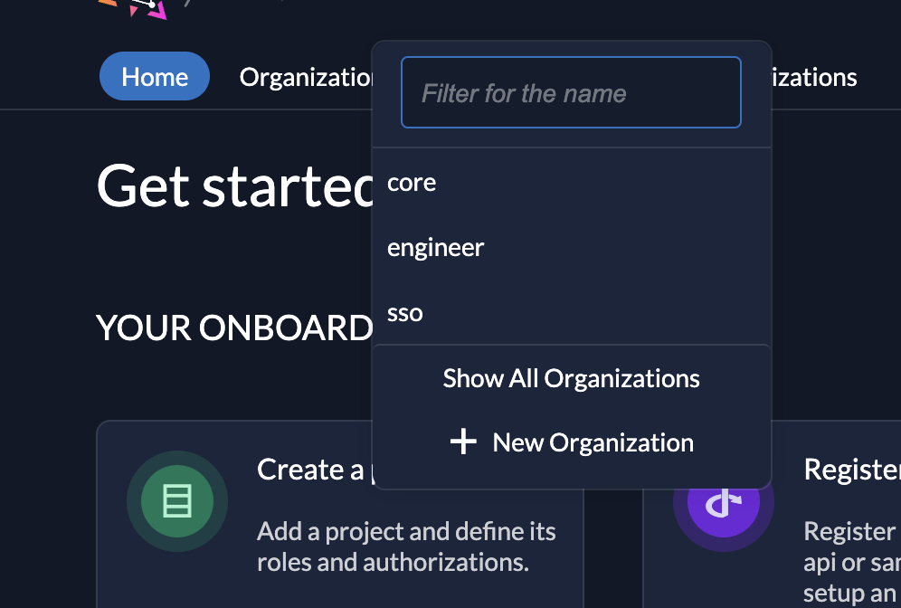 MultiTenancy - Access the Console